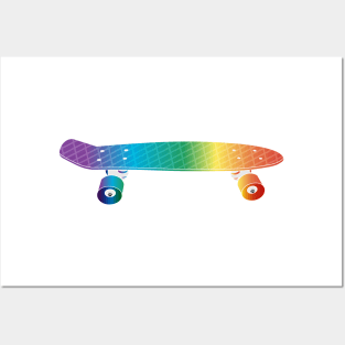 Rainbow Penny Board Posters and Art